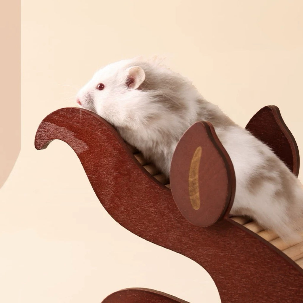 Leaf Series Wooden Hamster Climbing Ladder