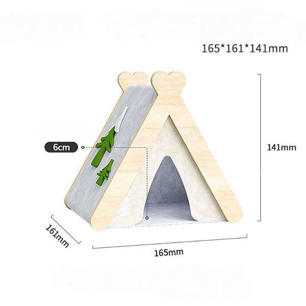 Camping Tent Series Wool Felt Hamster Hideout