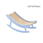 Wooden Hamster Rocking Chair & Bridge