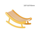 Wooden Hamster Rocking Chair & Bridge