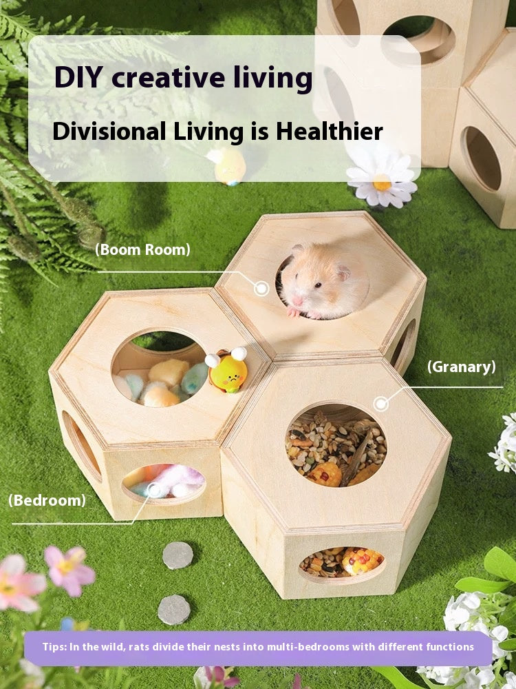 Honeycomb Series Modular Hamster Tunnels & Hideout