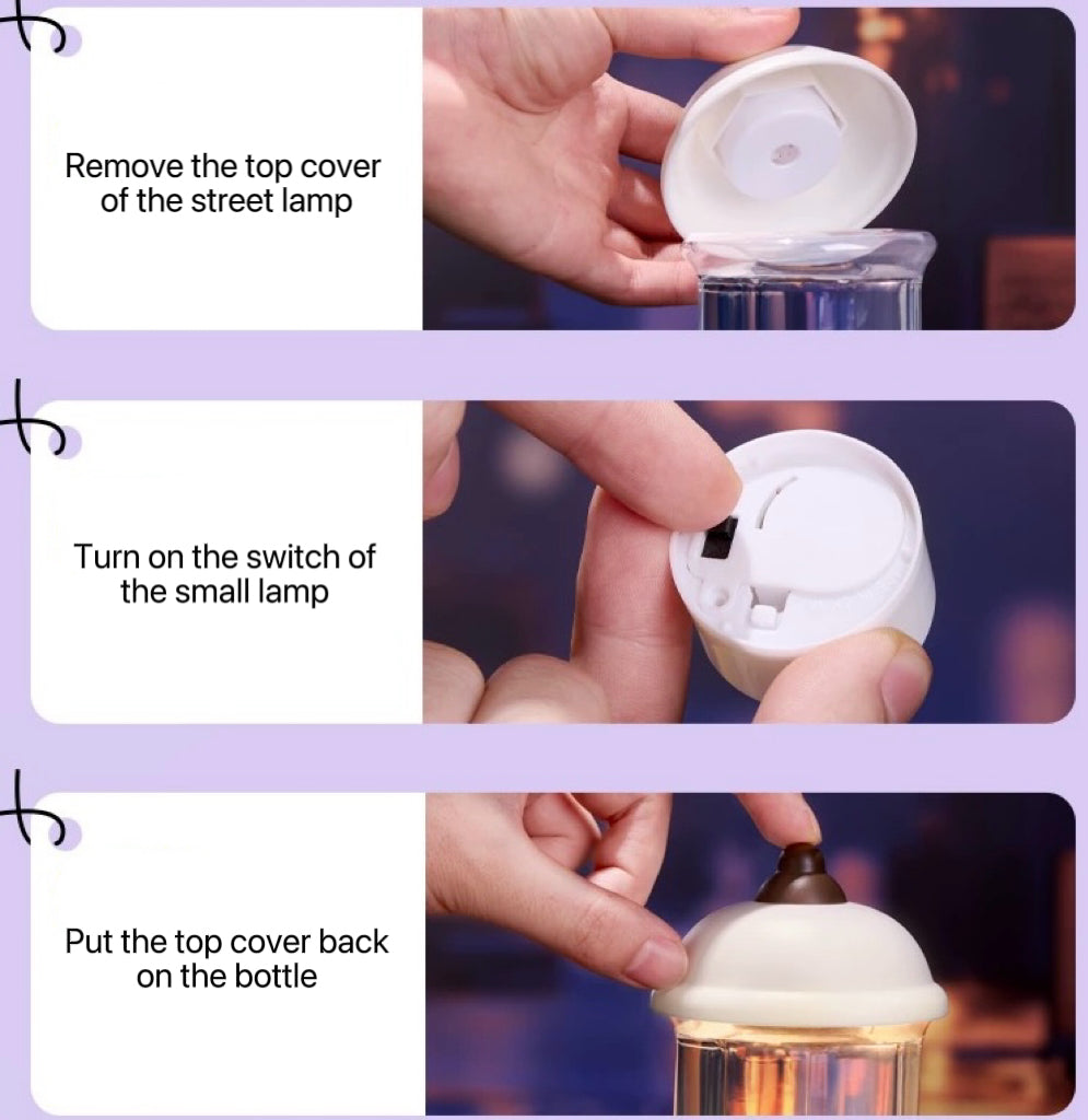 Street Lamp Series Hamster Water Bottle