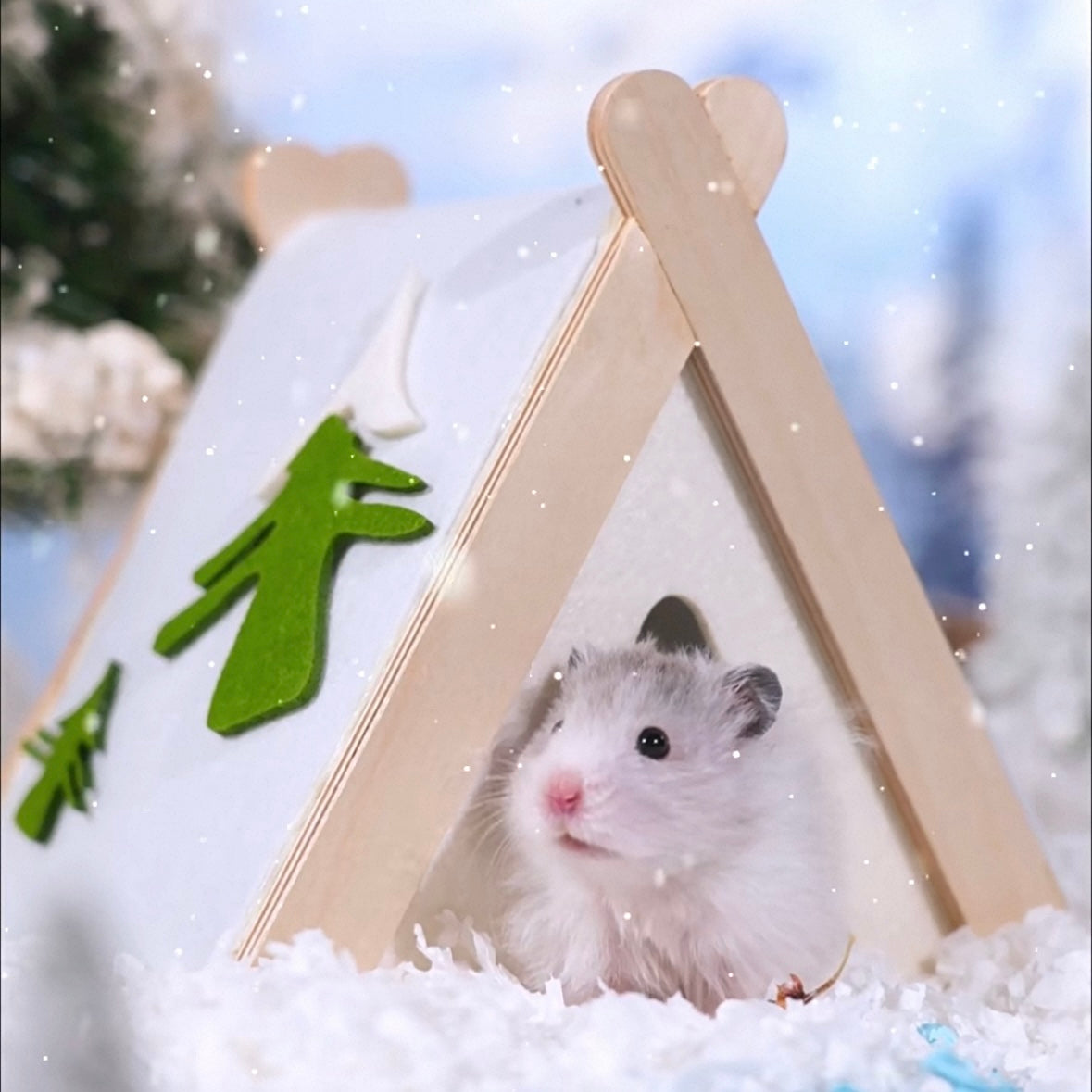 Camping Tent Series Wool Felt Hamster Hideout
