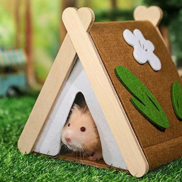 Camping Tent Series Wool Felt Hamster Hideout