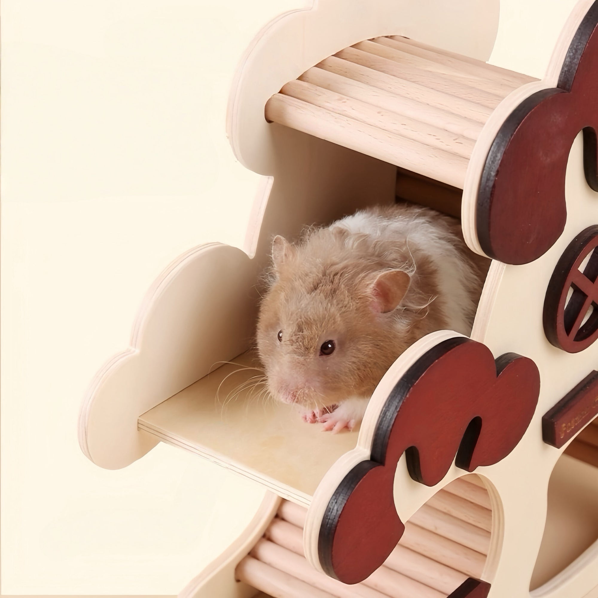 Treehouse Series Hamster Climbing Ladder & Hideout