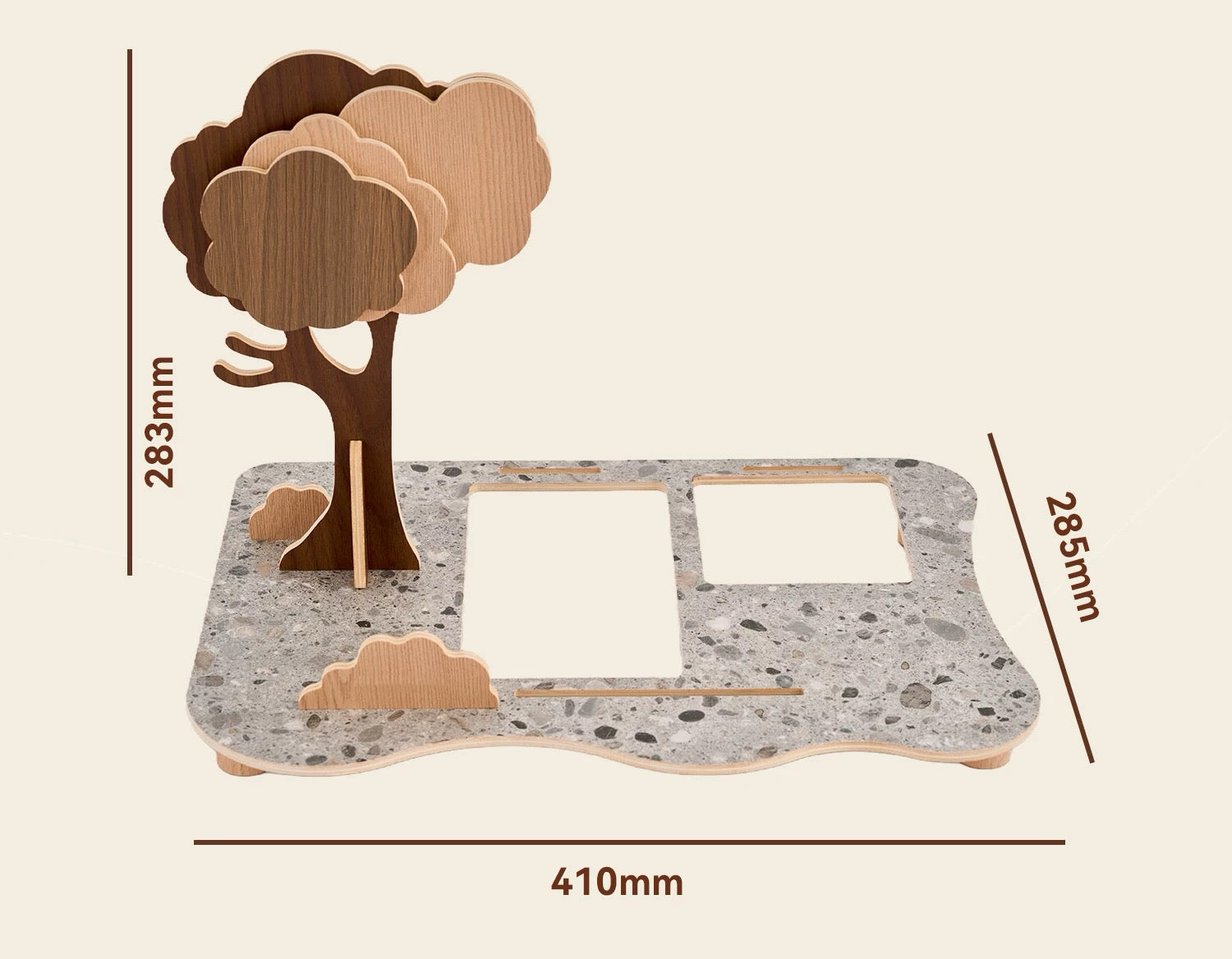 Forest Series Wooden Hamster Hideout & Climbing Platform