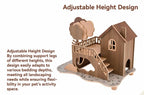 Forest Series Wooden Hamster Hideout & Climbing Platform