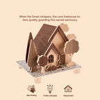 Cabin Series Wooden Hamster Hideout & Climbing Platform