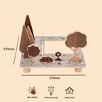 Cabin Series Wooden Hamster Hideout & Climbing Platform