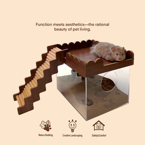 Acrylic Hamster Platform & Bath Pool