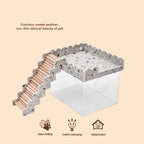 Acrylic Hamster Platform & Bath Pool