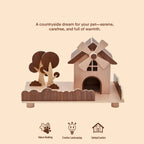 Windmill Series Wooden Hamster Hideout & Platform