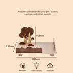 Windmill Series Wooden Hamster Hideout & Platform