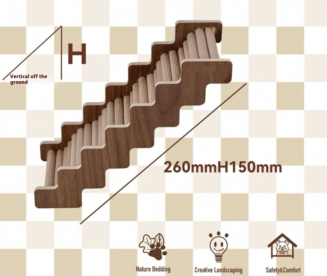 Bauhaus Series Wooden Hamster Climbing Ladder