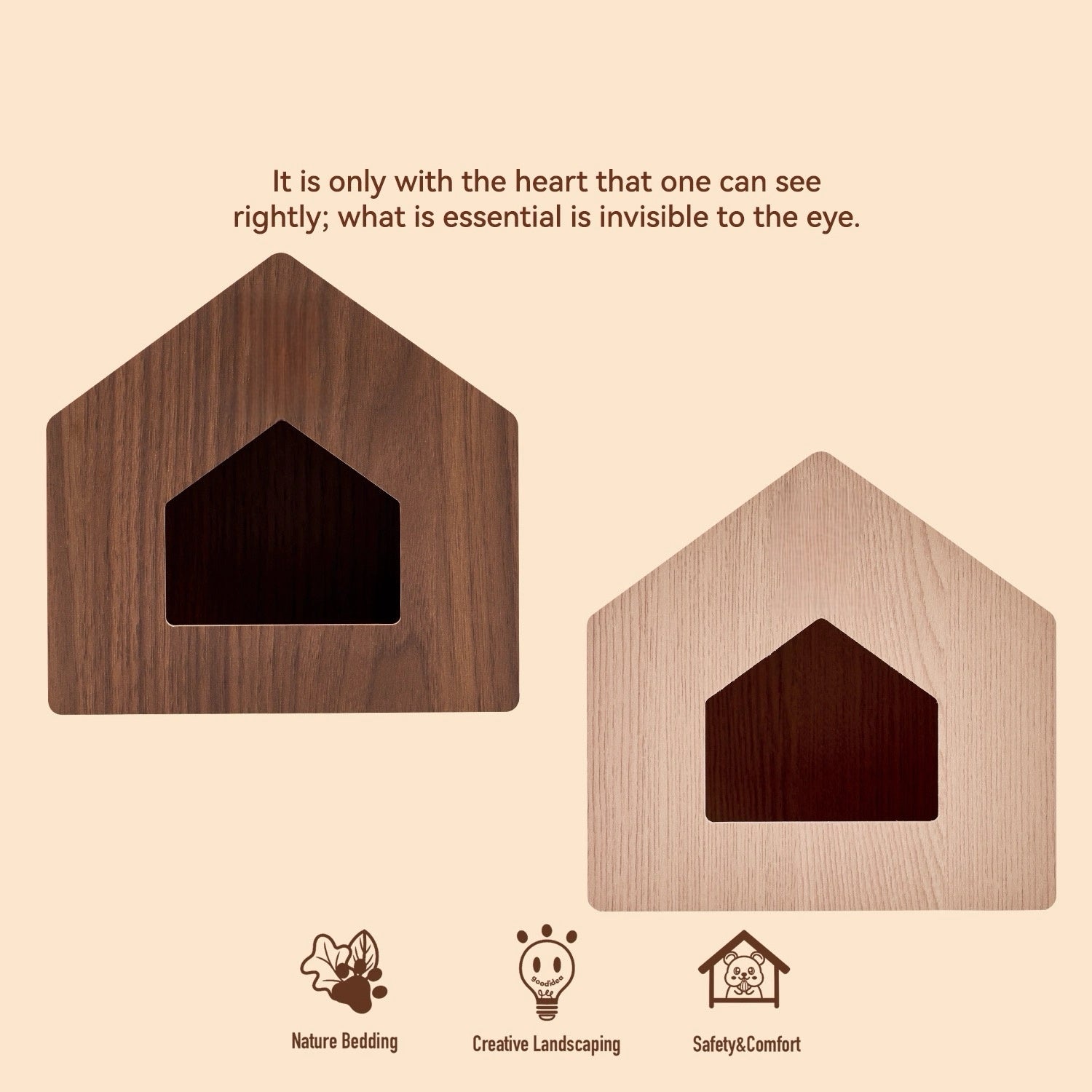 Basic Wooden Hamster Hideout