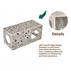 2-Room Wooden Hamster Tunnel