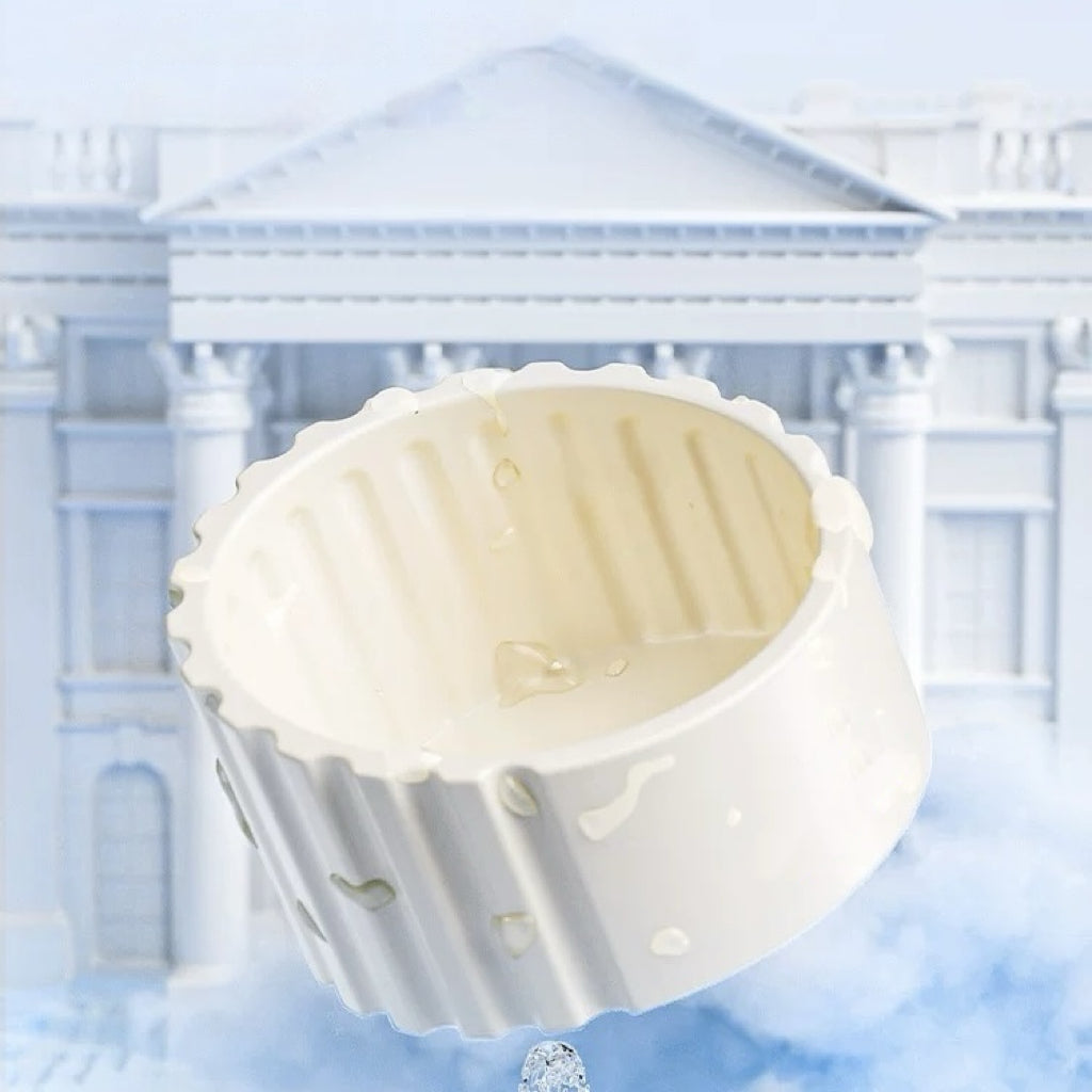 Roman Column Series Ceramic Hamster Food Bowl