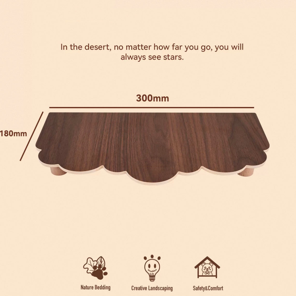 Wooden Hamster Platform