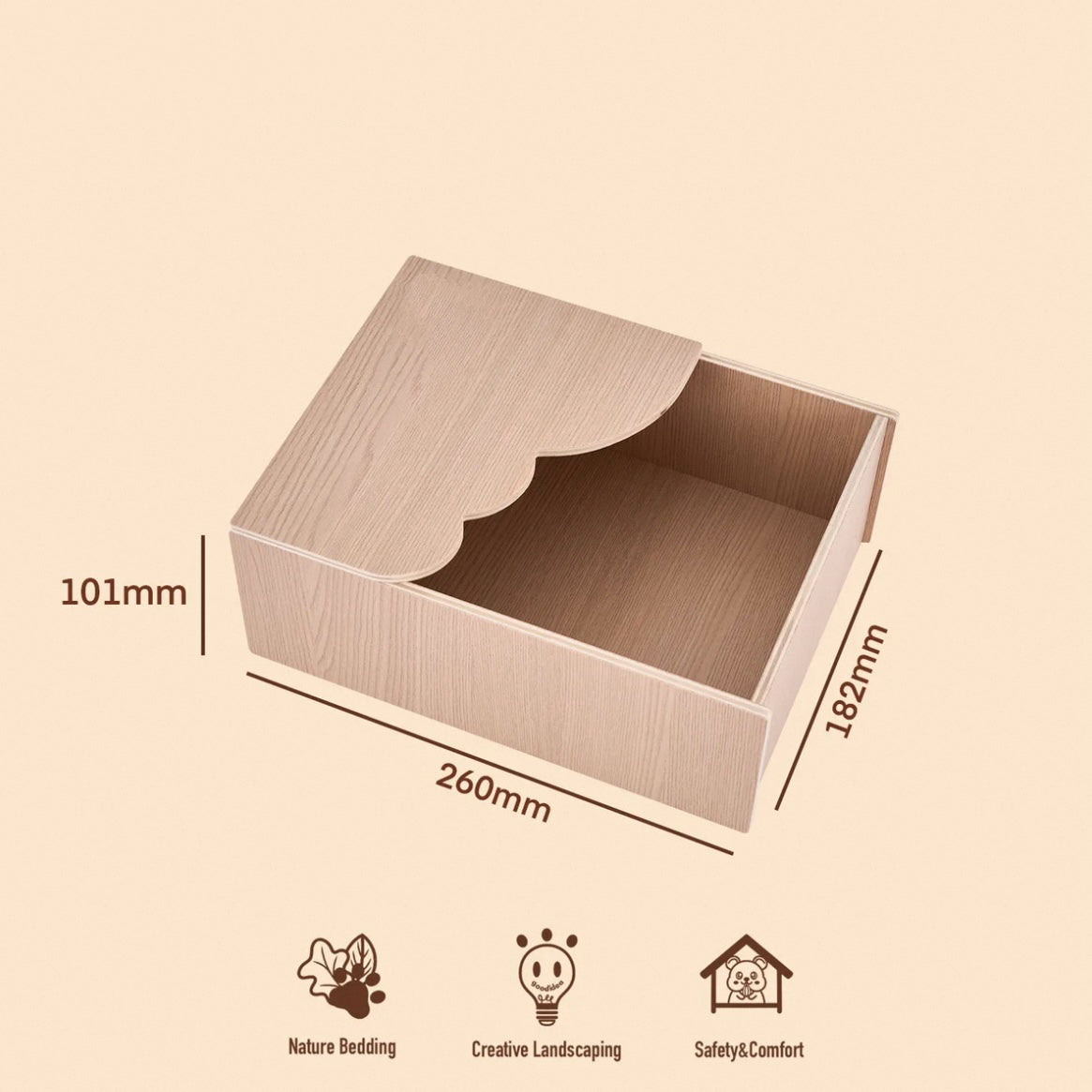 Wave Series Hamster Sand Pool