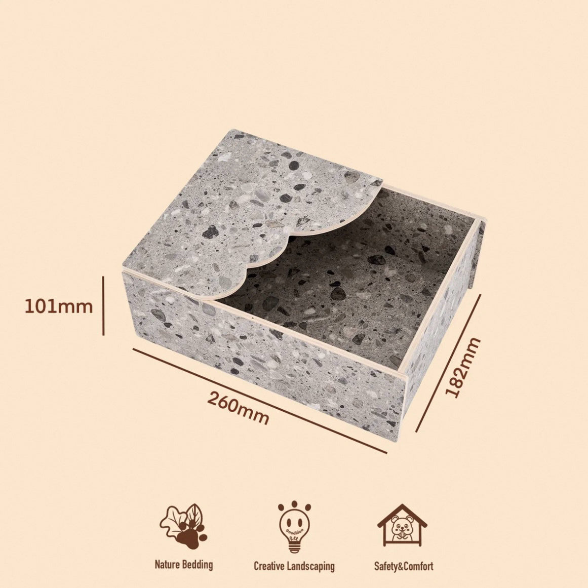 Wave Series Hamster Sand Pool