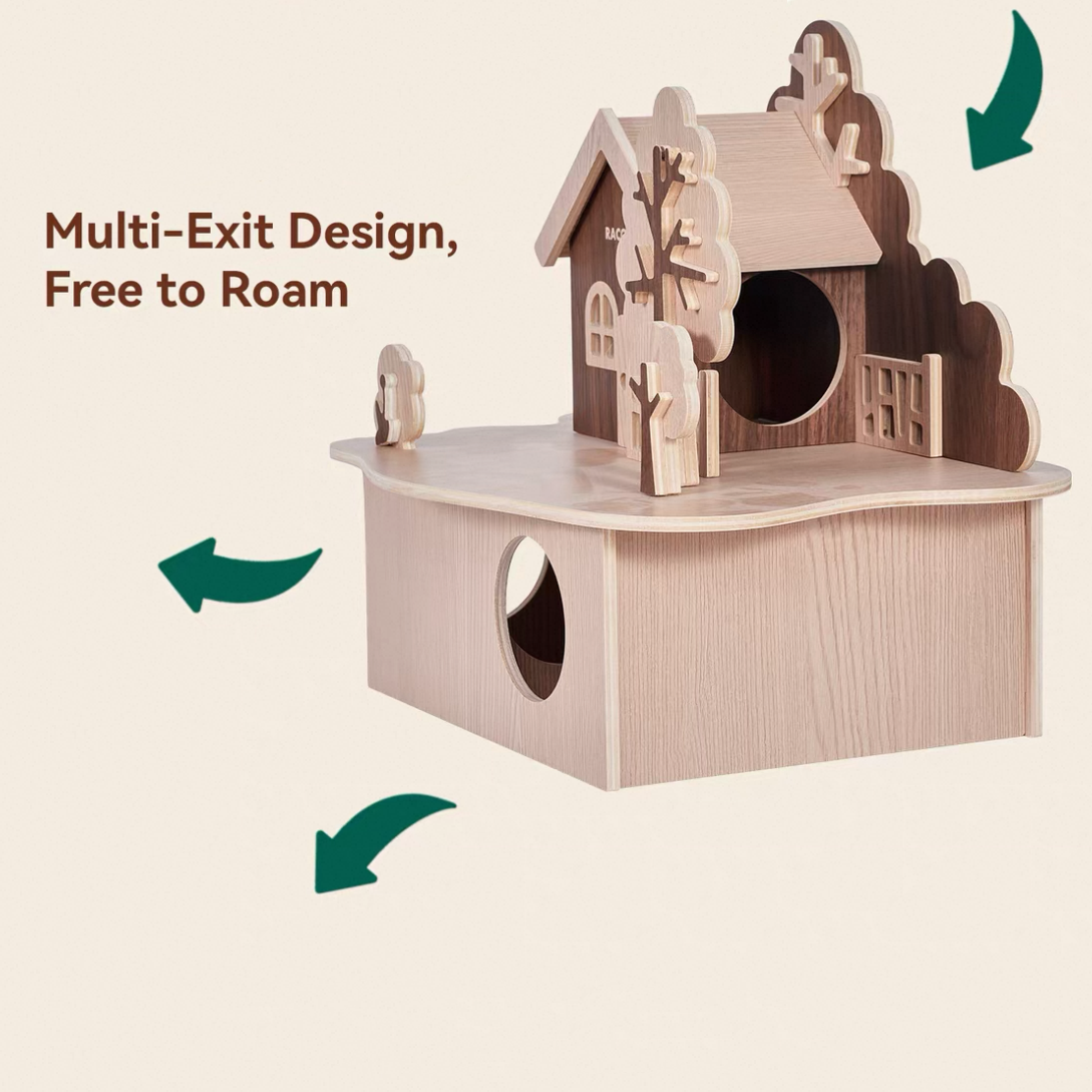 Nordic Series Hamster Hideout & Tunnel