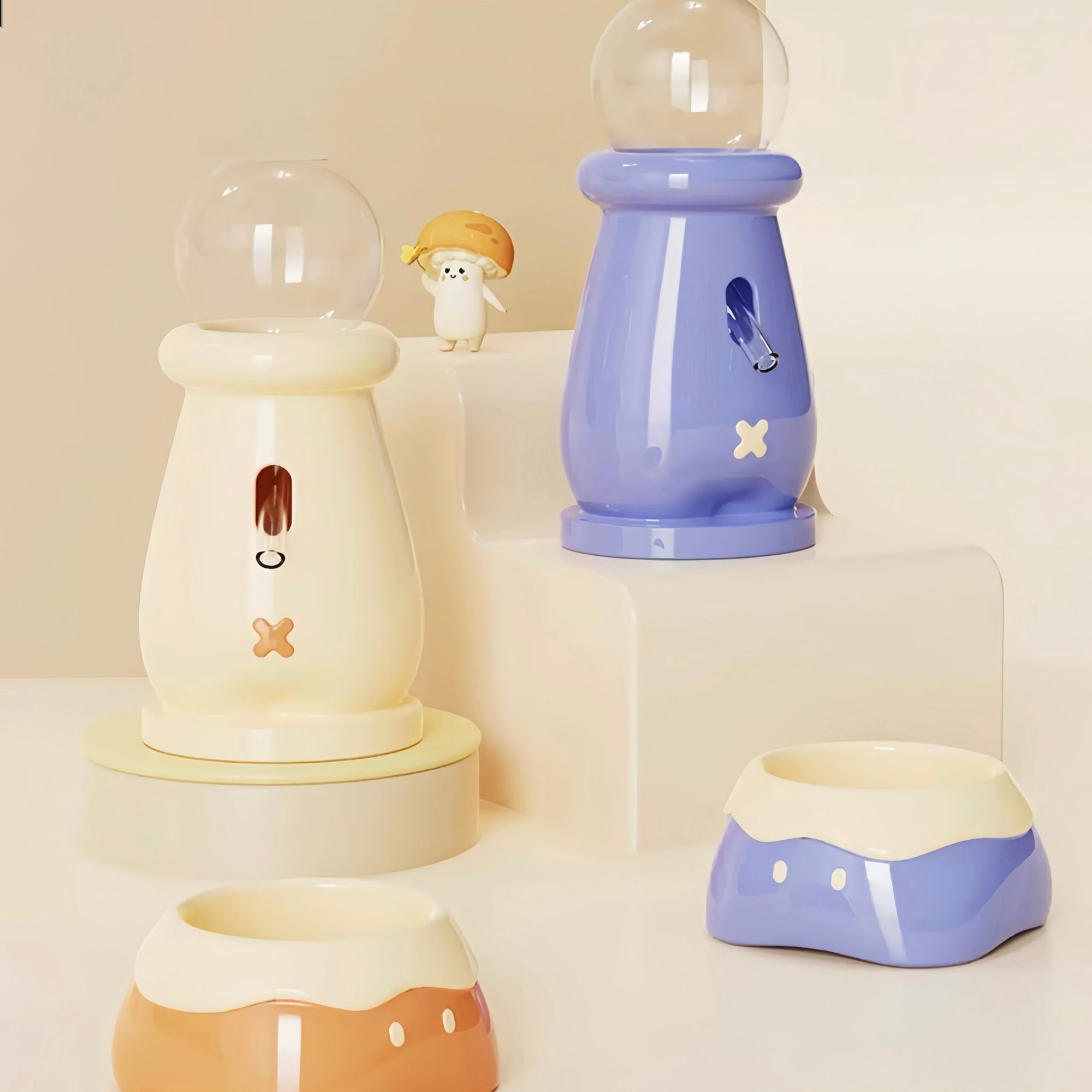 Large capacity cute hamster water bottle
