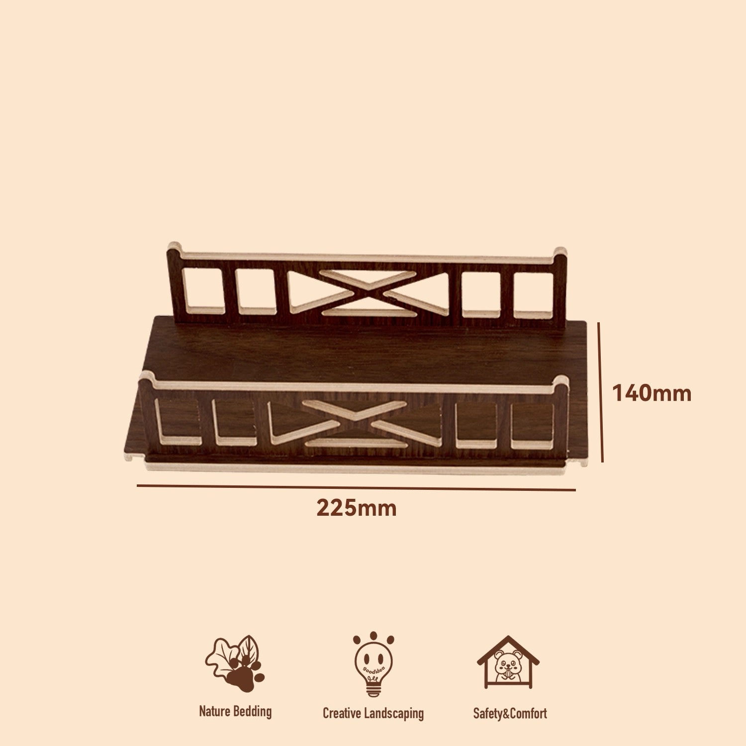 Fairytale Town Series Wooden Hamster Hideout & Toy