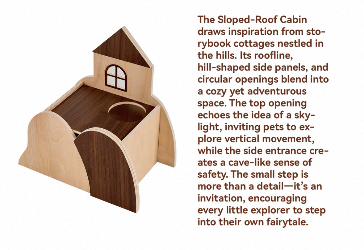 Fairytale Town Series Wooden Hamster Hideout & Toy
