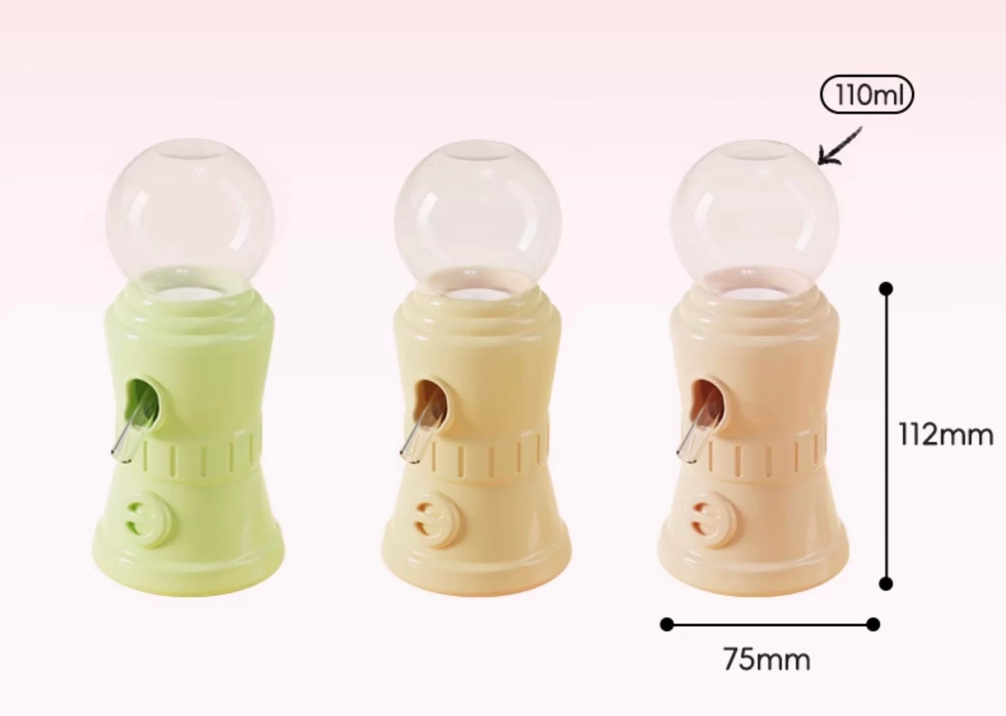 Gachapon Series Hamster Water Bottle