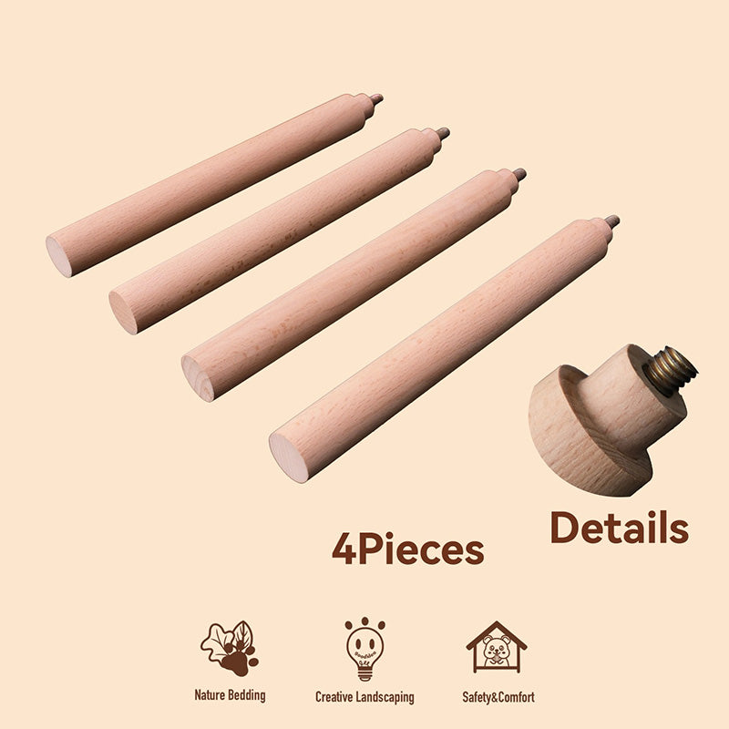 Cabin Series Wooden Hamster Hideout & Climbing Platform