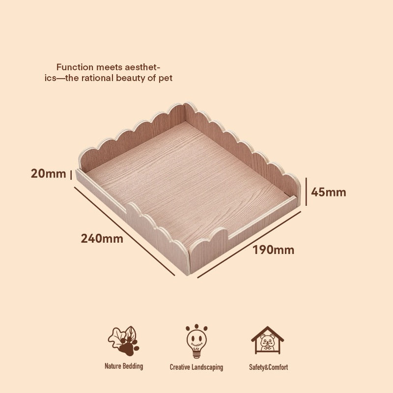 Acrylic Hamster Platform & Bath Pool