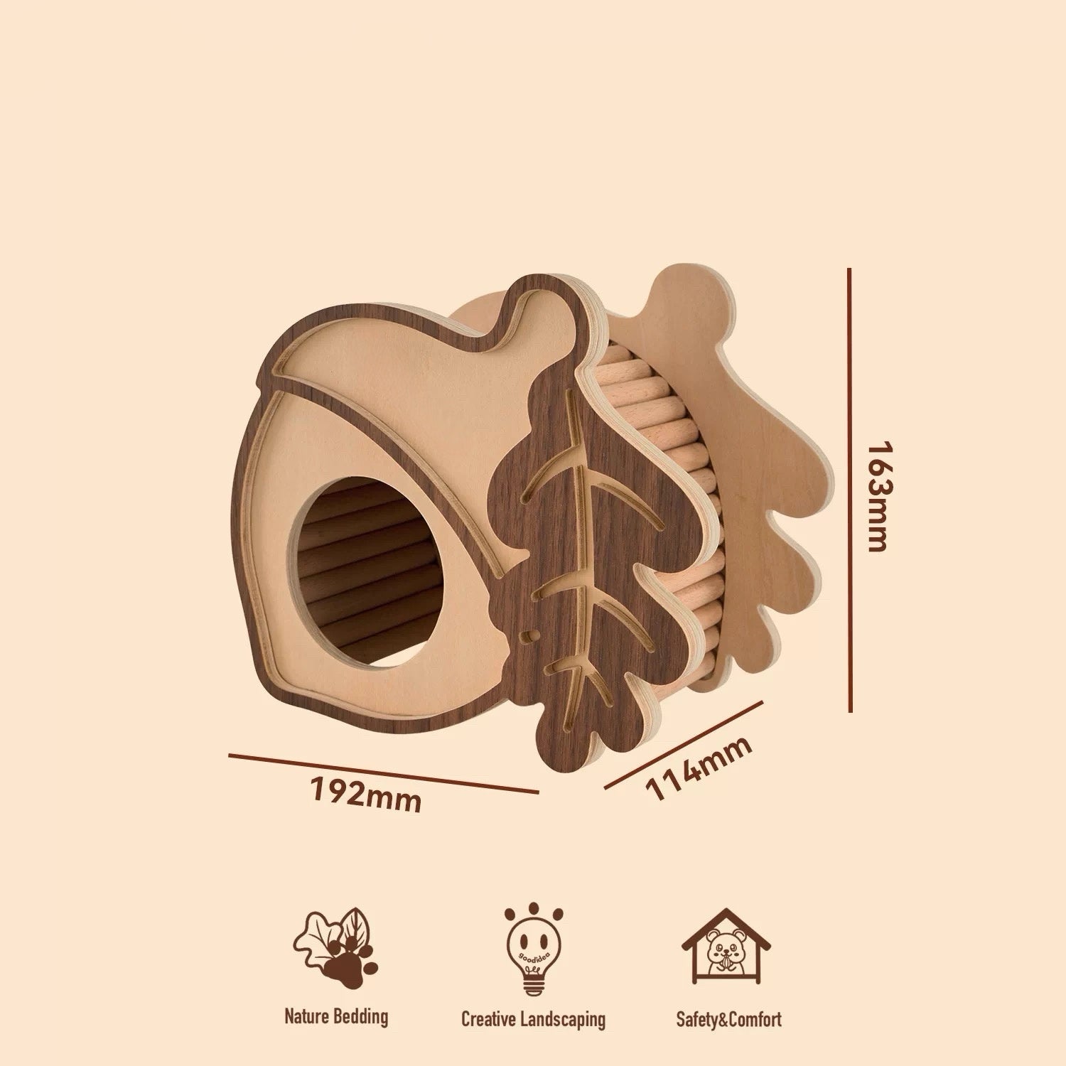 Pine Cones Hamster Hideout