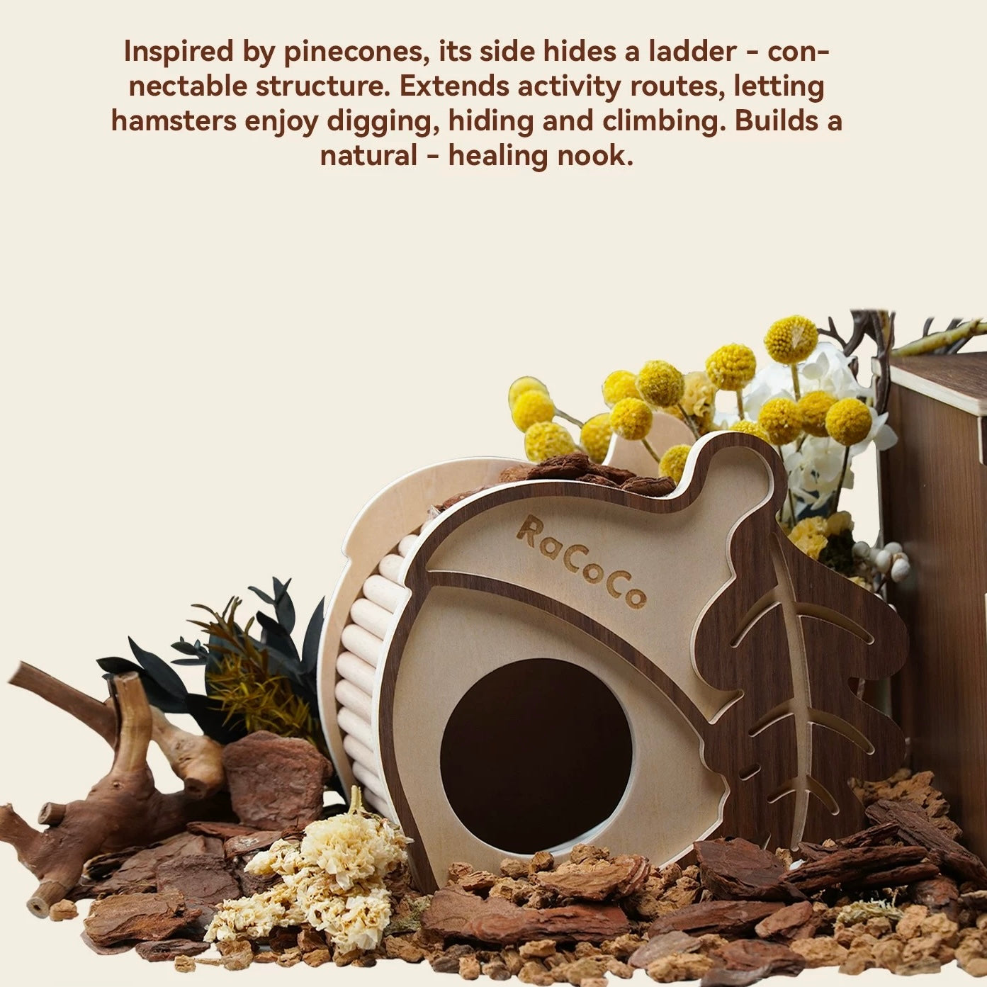 Pine Cones Hamster Hideout