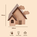 Cabin Series Wooden Hamster Hideout & Climbing Platform