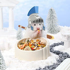 Large capacity cute hamster food bowl
